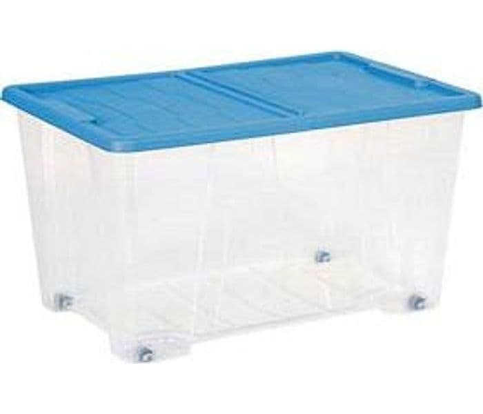 Contenitore Multiuso Masterbox Trasparente Blu ART.521 57 11 Pezzi - 2