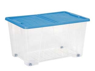Contenitore Multiuso Masterbox Trasparente Blu ART.521 57 11 Pezzi - 2