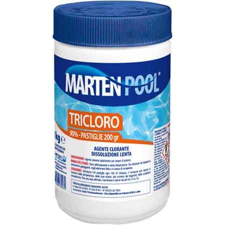 Tricloro in Pastiglie 200 Gr Marten Confezione 1 kg - 2