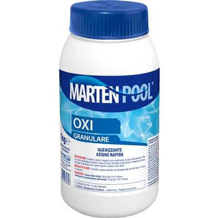 Disinfettante Granulare Oxi Marten All Ossigeno Attivo per Piscine 1 kg - 2