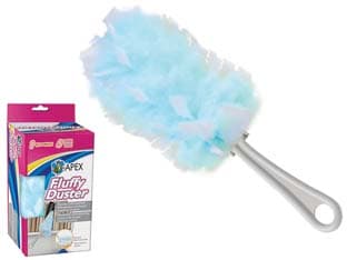 Set Piumino Fluffy Duster con 5 Cuffie di Ricambio Apex 6 Pezzi - 2