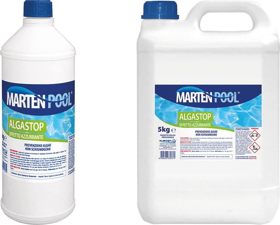 Alghicida Algastop Marten Prevenzione Formazione Alghe Piscina 1 kg
