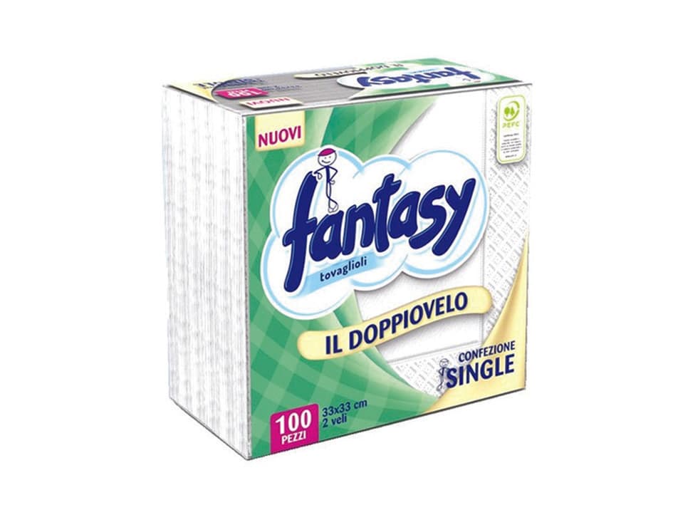 Tovaglioli Carta Il Doppiovelo PZ.100 2 Veli 33 CMX33 Fantasy 30 Pezzi - 2