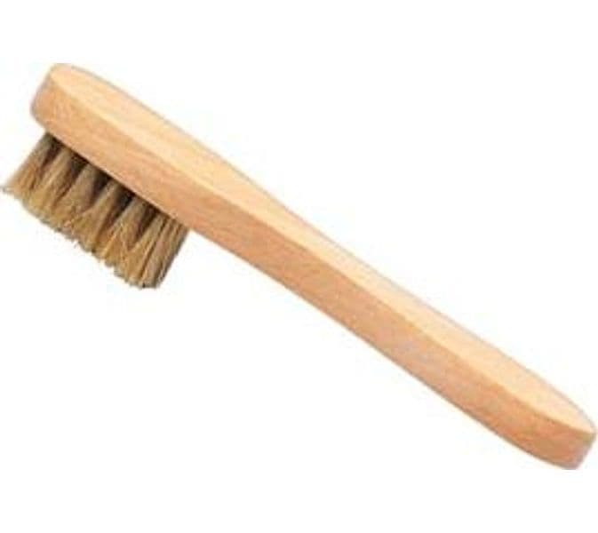 Spazzolino Scarpe Legno Setole Chiare 170 MMX35X30 Xtra 12 Pezzi