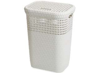 Portabiancheria Linen Basket Bianco con Coperchio 60 l ART.439 42 11 Pezzi - 2