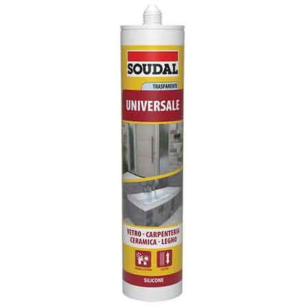 Silicone Universale Soudal 280 ml Trasparente - 2