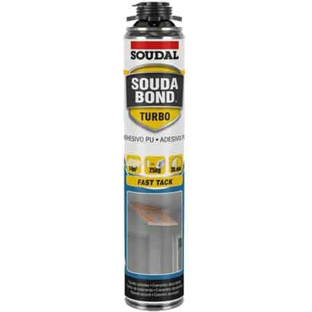 Adesivo Poliuretanico Soudabond Turbo Gun Soudal 750 ml Pistola - 2