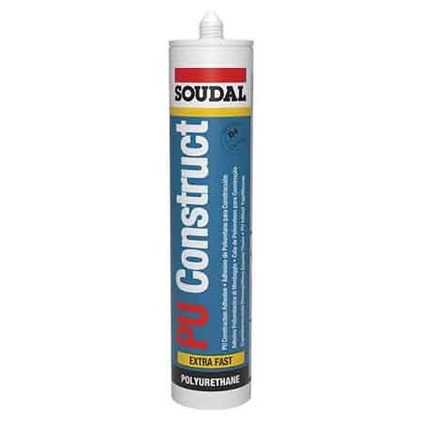 Adesivo Poliuretanico Pu Construct D4 Soudal 310 ml Marrone - 2