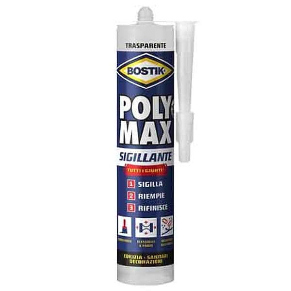 Sigillante Polymax Sigillante 280 ml Bostik Colore Bianco