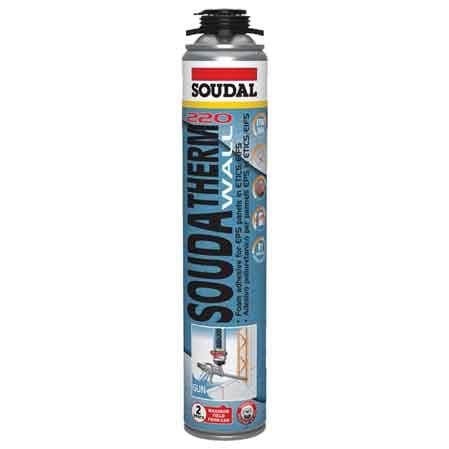 Adesivo Poliuretanico Soudatherm Wall Soudal 750 ml Pistola - 2
