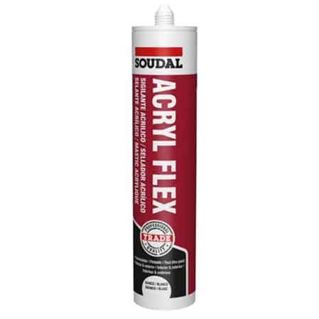 Sigillante Acrilico Elastico Acryl Flex Soudal 300 ml Bianco - 2