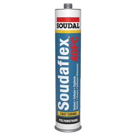 Adesivo Sigillante Poliuretanico Soudaflex 40FC Soudal 300 ml Bianco - 2