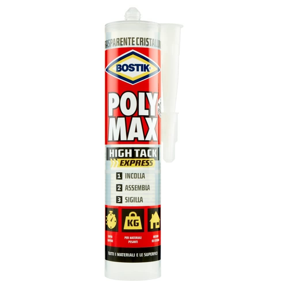 Sigillante Poly Max High Tack Express Cristal Bostik 300 Gr Cartuccia