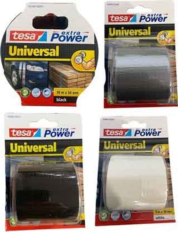 Nastro Telato Extra Power Universal Tesa Mm 50 x 10 m Col Nero – Autres