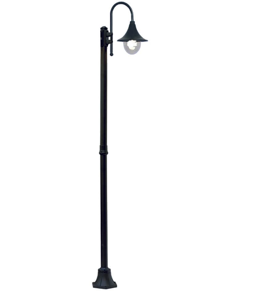 Lampione su Palo Modello Parigi 100 W IP44 230 Cmh. Nero Syntesy - 2