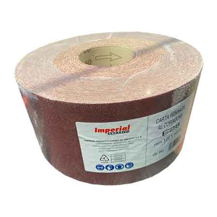 Carta Abrasiva e 28 Grana 120 Rotolo Mm 120 x 50 m Lineari Imperial - 2