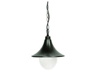 Lanterna con Catena Modello Parigi 100 W IP44 Ø 245 mm MMX1140H. Nero - 2