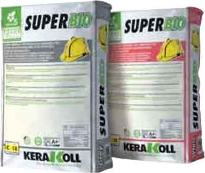 Colla per Piastrelle Super Bio Kerakoll 25 kg Colore Grigio 25 kg Kerakoll - 2