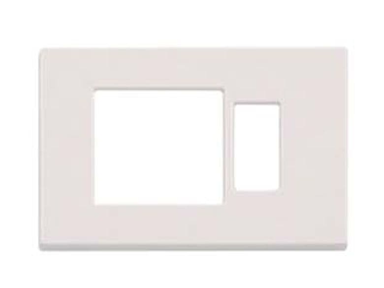 Placca Combinata Foro Schuko Quadro + 1 Posto Venus 115 MMX80H Cod 458436 – Marlanvil