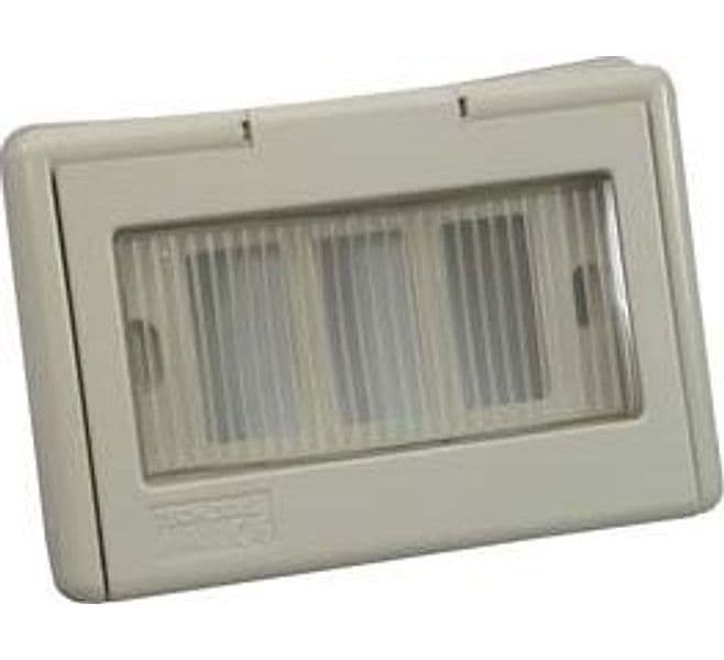 Scatola da Incasso Portafrutti 3P Portello a Finestra IP44 122 5 Cod 87759 - 2