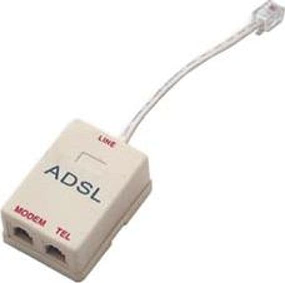 Commutatore Telefonico 2 Uscite Plug 6 2C per Linea Adsl Fanton - 2