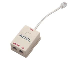 Commutatore Telefonico 2 Uscite Plug 6 2C per Linea Adsl Fanton - 2
