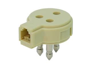 Spina Telefonica Duplicatore Tripolare con Presa Plug 6 2 5 Pezzi - 2