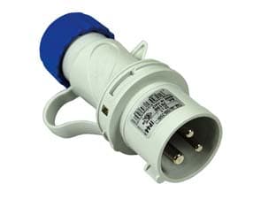 Spina Industriale Volante Argo Blu 2P+T Cee 309 IP44 16A Blu 70100 2 Pezzi - 2