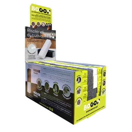 Disincrostante in Spugna Bogox in Expo da Banco Mm 95 x 25 x 25H 98 Pezzi - 2