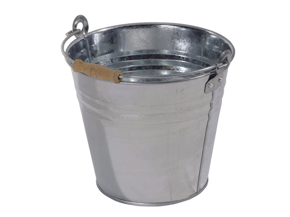 Secchio in Lamiera Zincata 10 l Ø 29 mm CMX23H. Il Campo 2 Pezzi - 2
