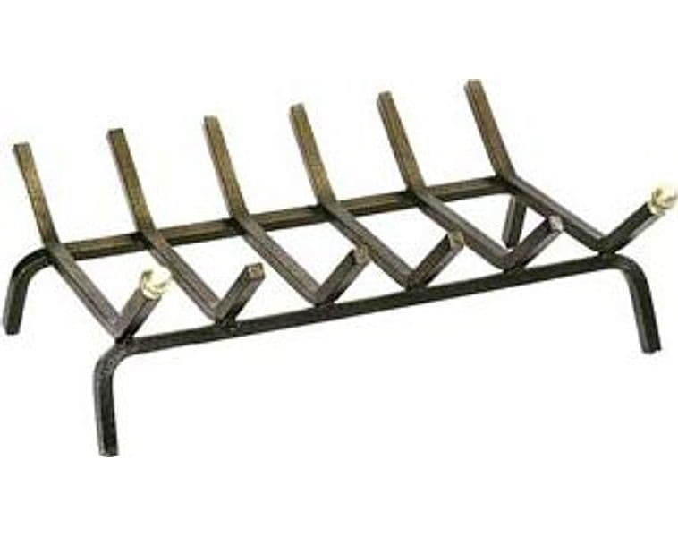 Brucialegna Rettangolare a 6 Barre per Camino 46 CMX35X16H. (622) Mille