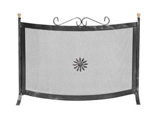 Parascintille Curvo con Decoro per Camino 70 CMX65H - 2