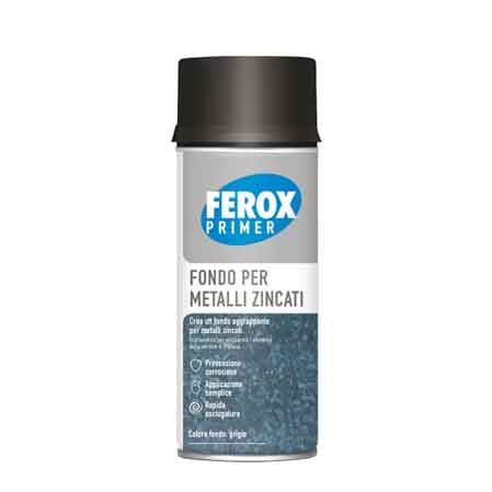 Bomboletta Primer per Metalli Zincati Ferox 400 ml Arexons - 2