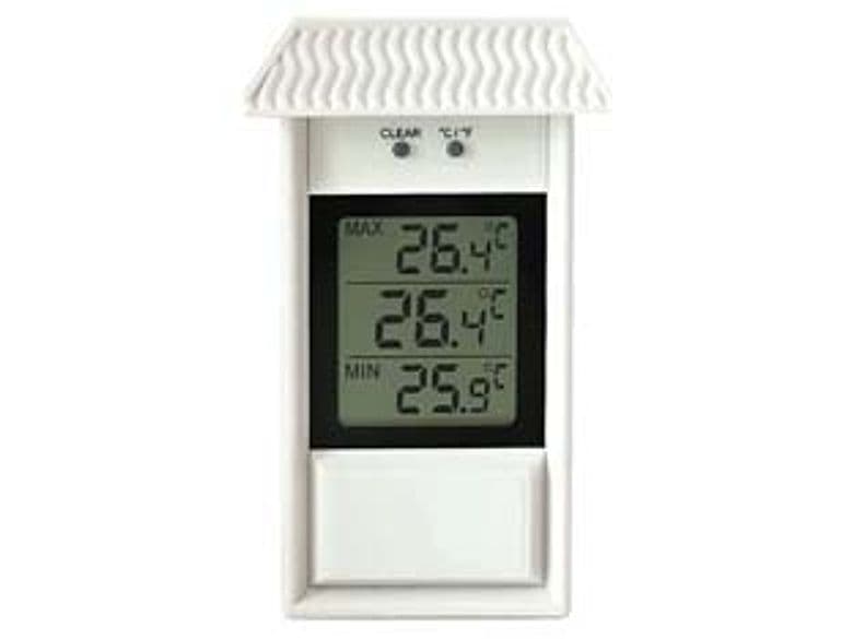 Termometro Plastica Min Max Digitale Bianco 150 MMX80 Molletherm - 2