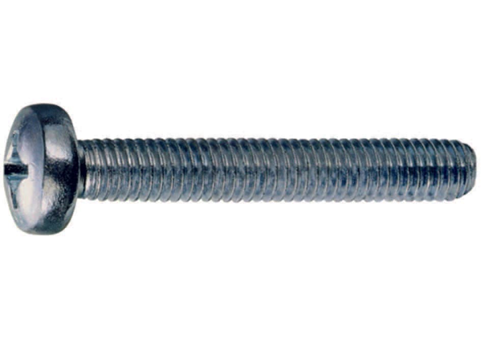 Viti per Metallo 4,8 Testa Cilindrica Interamente Filettata Ø 4 Cod 40822 - 2