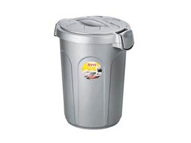 Bidone Multiuso Jerry in Polipropilene 23 l Silver 37 CMX32X46H 2 Pezzi - 2