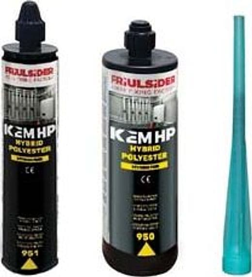 Ancorante Chimico Resina Poliestere Kem HP Hybrid 300 ml 6 Pezzi - 2