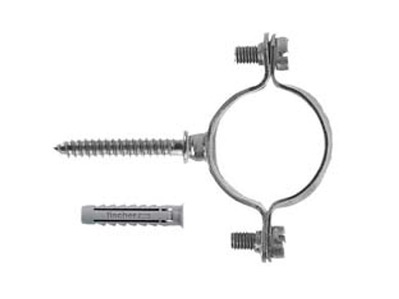 Collarini in Acciaio Zincato Czv Ø 32 mm 1 Busta Fischer - 2