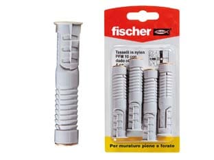 Tasselli in Nylon Pmf Ricambio per Mensole Csb Cpf Pfm 8K 12 Blister - 2