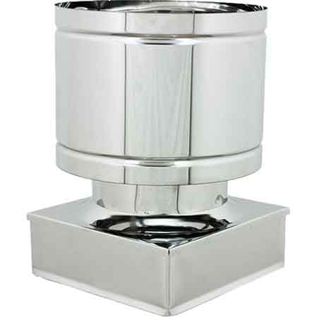 Fumaiolo Quadro Antivento 250 x 250 mm - 2