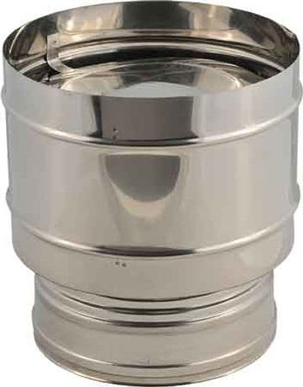 Fumaiolo Doppia Parete Antivento Ø 100 x 150 mm – Autres