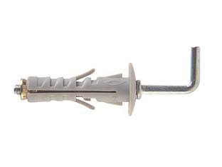 Tassello in Nylon con Gancio Lungo Sb 12 6 Ø 12 mm MMX40 Gancio 23 50 Pezzi - 2