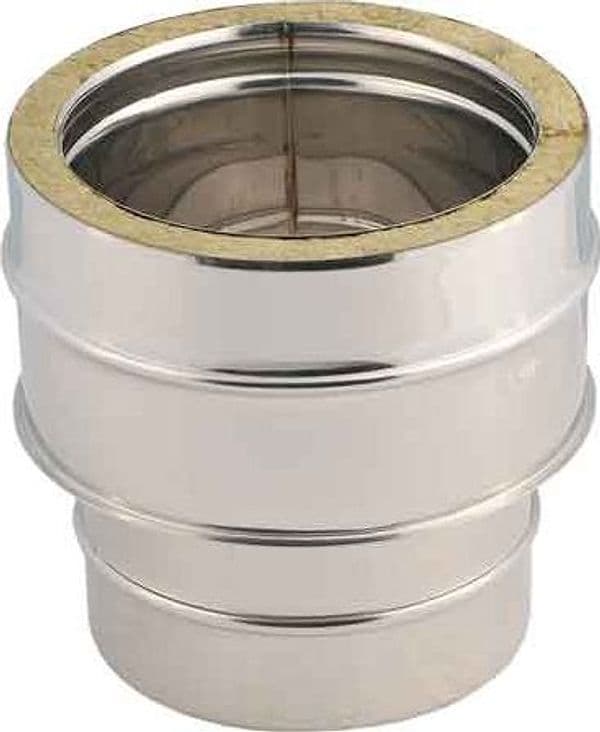 Raccordo da Mono a Doppia Parete Ø M 100 F 100 x 150 mm - 2