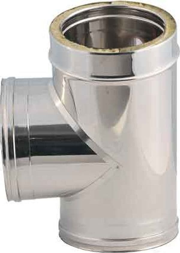 Raccordo Doppia Parete a T 90 ° Ø 130 x 180 mm – Autres