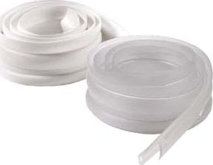 Guarnizione Lavello 1,3 m Trasparente in Striscia 3 Blister - 2