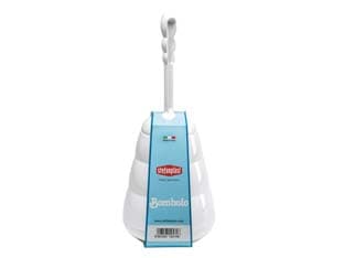 Portascopino Bombolo in Polipropilene Bianco Ø 17 mm cm Stefanplast 3 Pezzi - 2