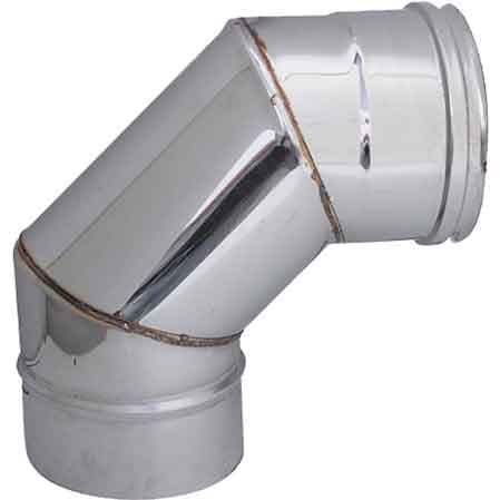 Gomito a 90 ° per Canne Fumarie Ee ? 110 mm - 2