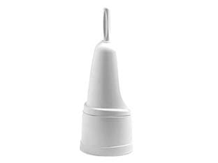 Portascopino Nuovo Storno in Polipropilene Bianco Ø 15 mm CMX40H 5 Pezzi - 2