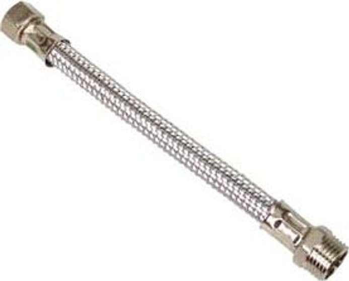 Flessibile Inox M1/2 F3 8 m 1/2 F 3/8 35 cm Aglaia 10 Pezzi