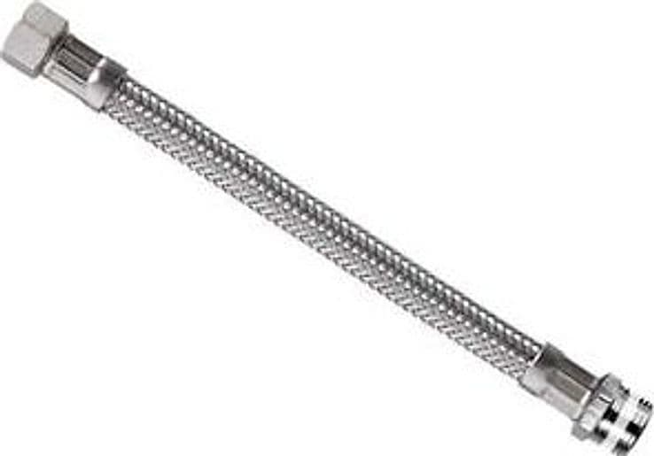 Flessibile Inox Parigi M1/2 F3/8 Flexcore m 1/2 F 3/8 50 cm Parigi 5 Pezzi - 2
